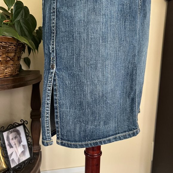 Express Precision Fit Denim Skirt sz 2 - Picture 5 of 13